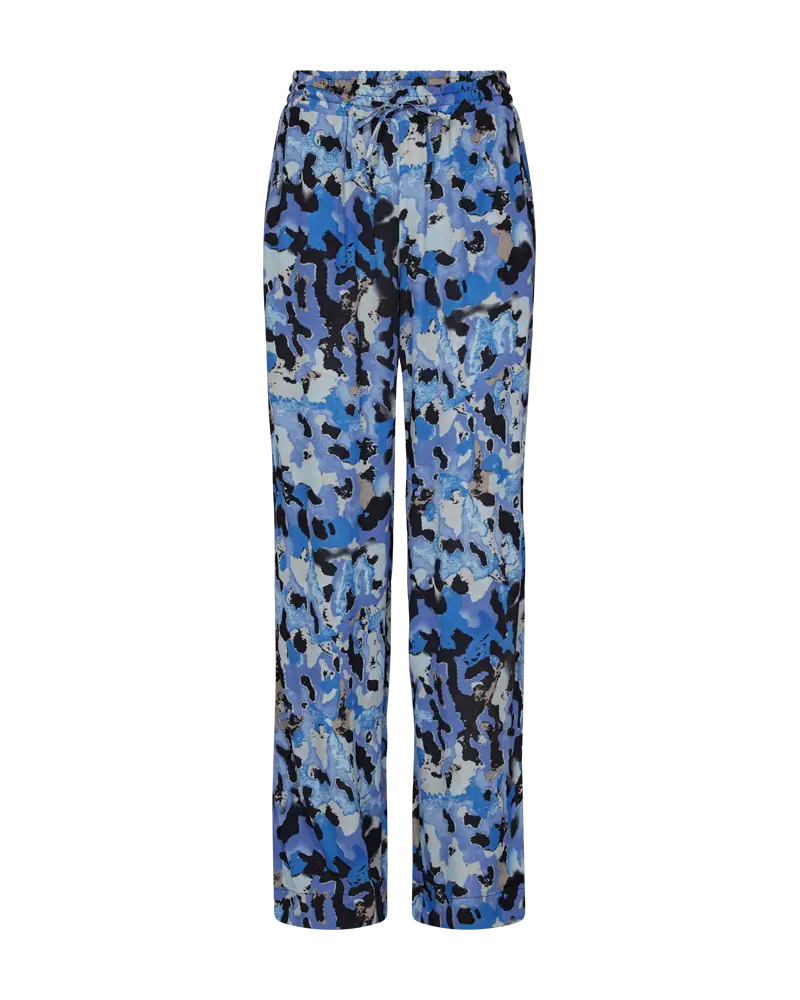 Freequent | Fqlexey-pants black w. nebulas blue