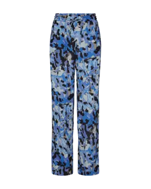 Freequent | Fqlexey-pants black w. nebulas blue