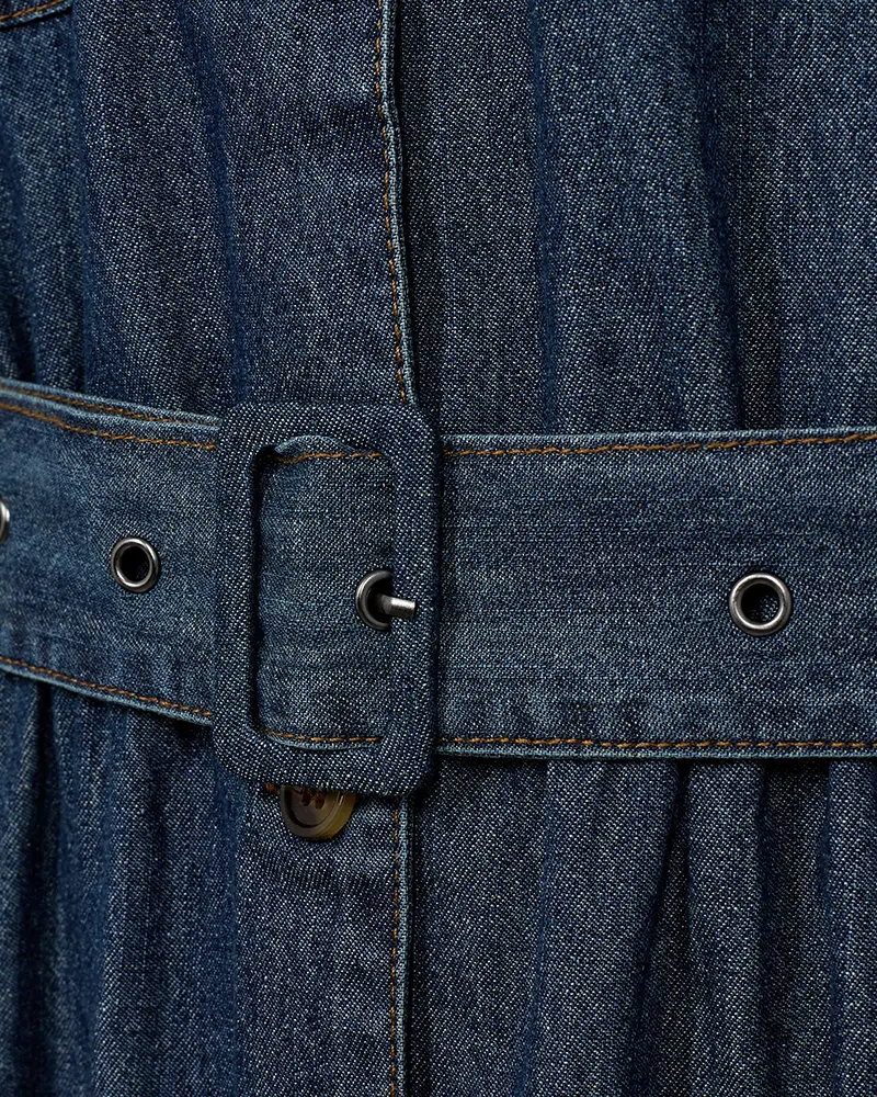 Freequent | Fqlisea-dress dark blue denim