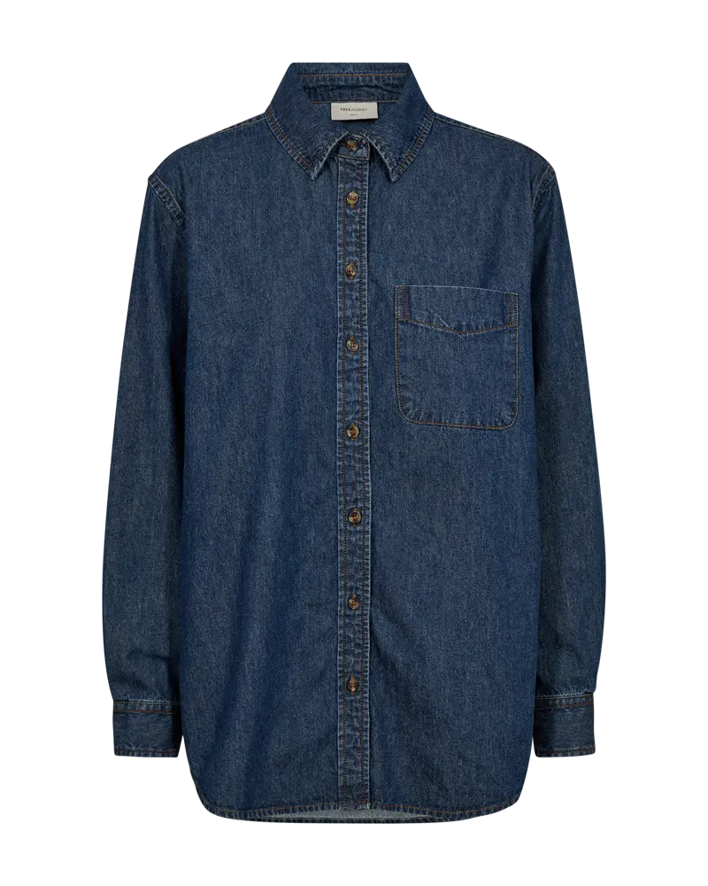 Freequent | Fqlisea-shirt dark blue denim