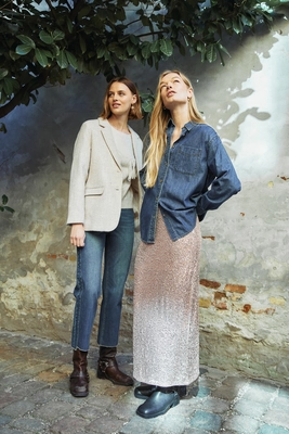 Freequent | Fqlisea-shirt dark blue denim