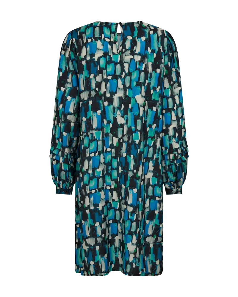 Freequent | FQMALONA-DRESS Black w. Saxony Blue