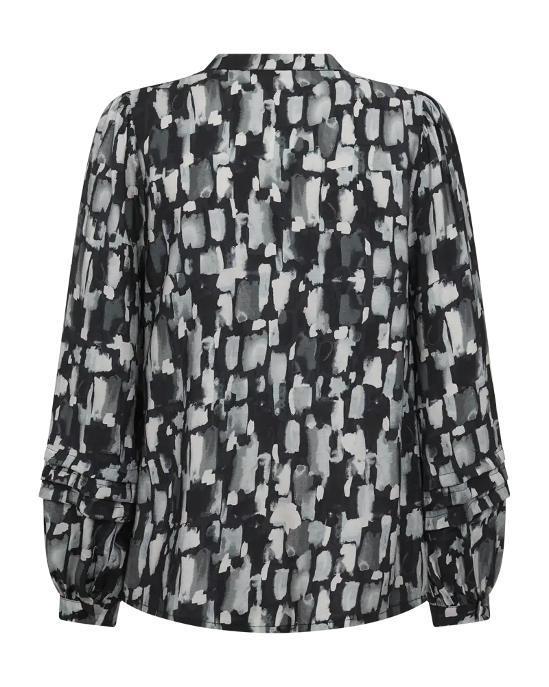 freequent | FQMALONA-SHIRT Black w. Eiffel Tower