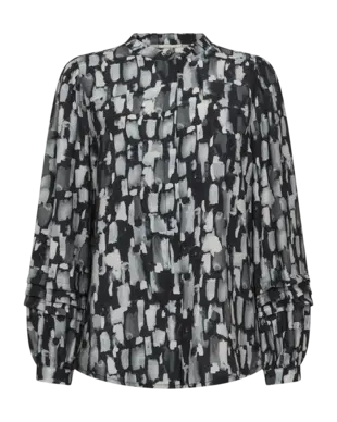 freequent | FQMALONA-SHIRT Black w. Eiffel Tower