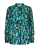 Freequent | FQMALONA-SHIRT Black w. Saxony Blue