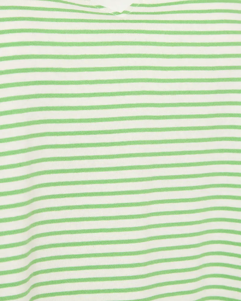 Freequent | Fqmian-tee off-white w. bud green