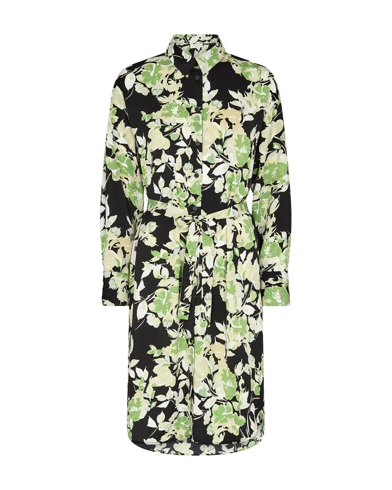 Freequent | FQMISON-DRESS Black w. Piquant Green