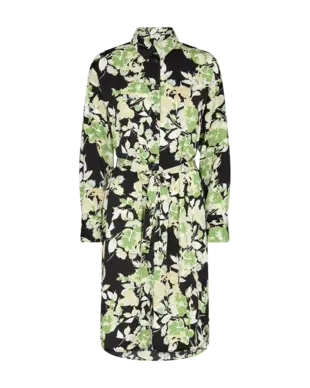 Freequent | FQMISON-DRESS Black w. Piquant Green