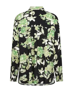 freequent | FQMISON-SHIRT Black w. Piquant Green