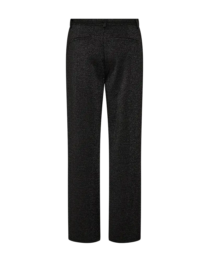 Freequent | Fqnannilux-pants black w. silver