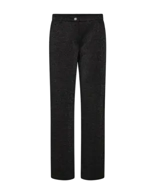 Freequent | Fqnannilux-pants black w. silver