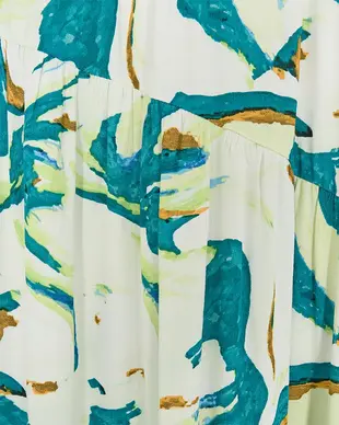 Freequent | FQNELINE-SKIRT Bay w. Pepper Green