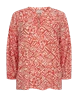 Freequent | Fqniva-blouse tofu w. hot coral