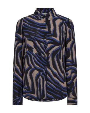 Freequent | FQSEBREA-SHIRT Crockery w. Deep Ultramarine