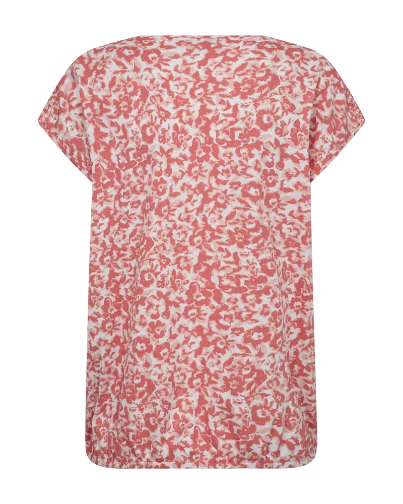 Freequent | Fqseline-tee brilliant white w. georgia pea
