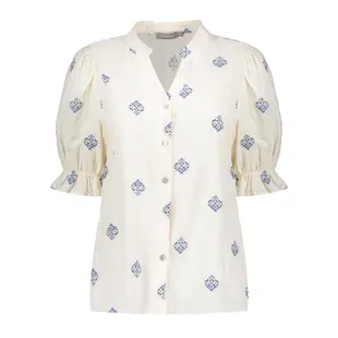 Geisha | Blouse embroidery short sleeves