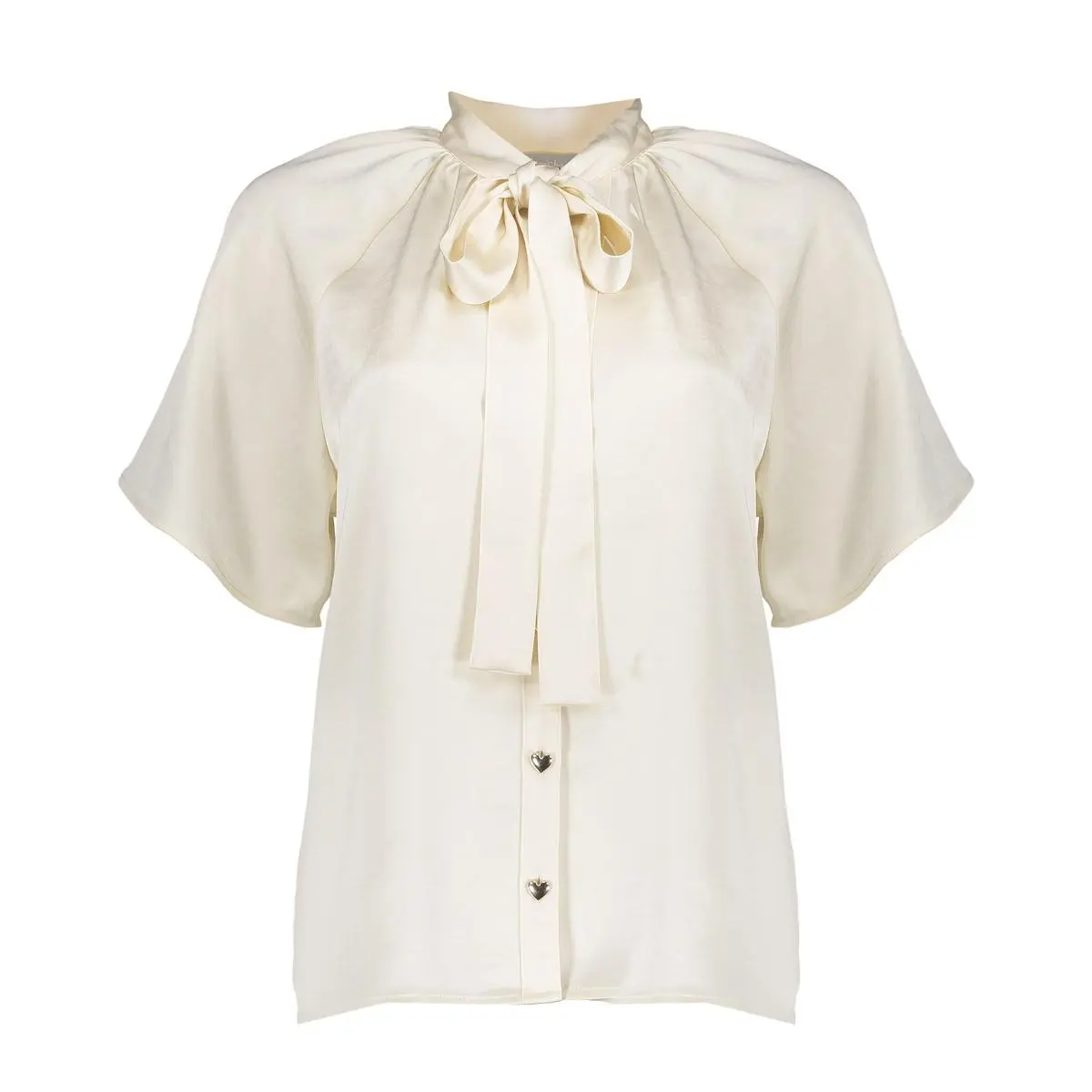 Geisha | Blouse satin with bow