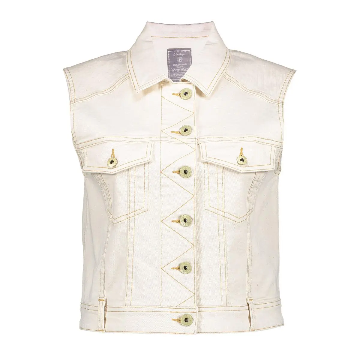 Geisha | Jeans jacket sleeveless
