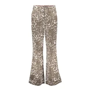 Geisha | Jeans wide leopard