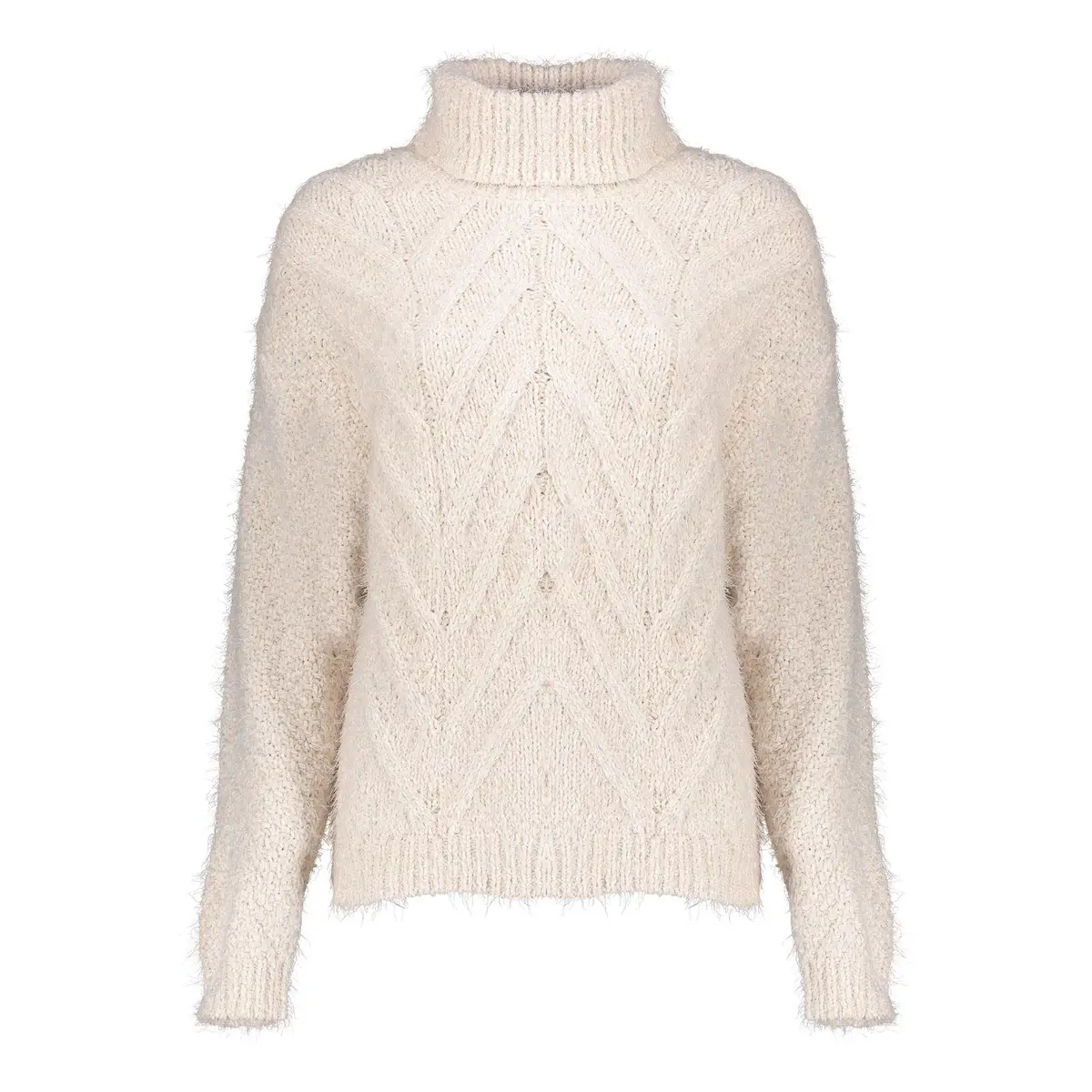 Geisha | Pullover cable roll neck