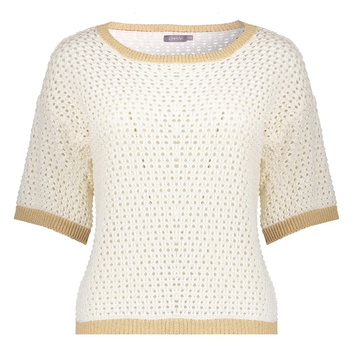 Geisha | Pullover crochet 2 colors