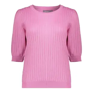 Geisha | Pullover rib short sleeves lurex