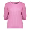 Geisha | Pullover rib short sleeves lurex
