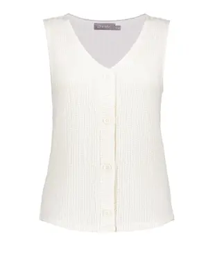 Geisha | Singlet knit with buttons