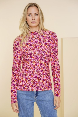Geisha | T-shirt aop flowers