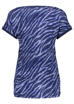 Geisha | T-shirt fancy rib aop