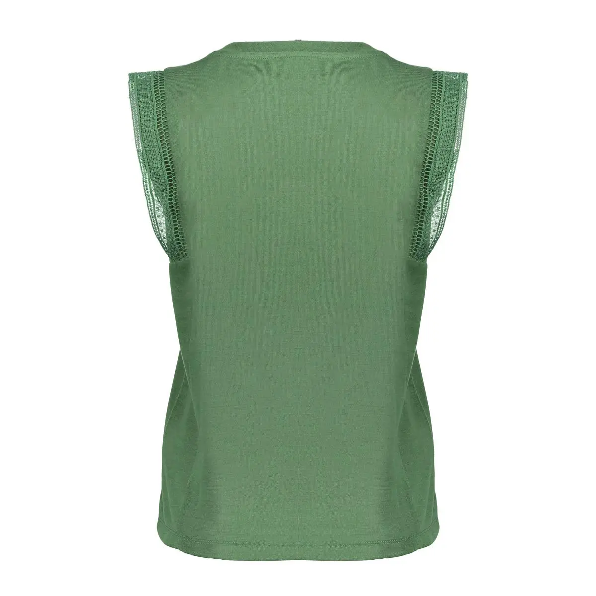 Geisha | T-shirt linen look fringes