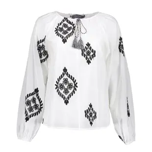 Geisha | Top bi color embroidery