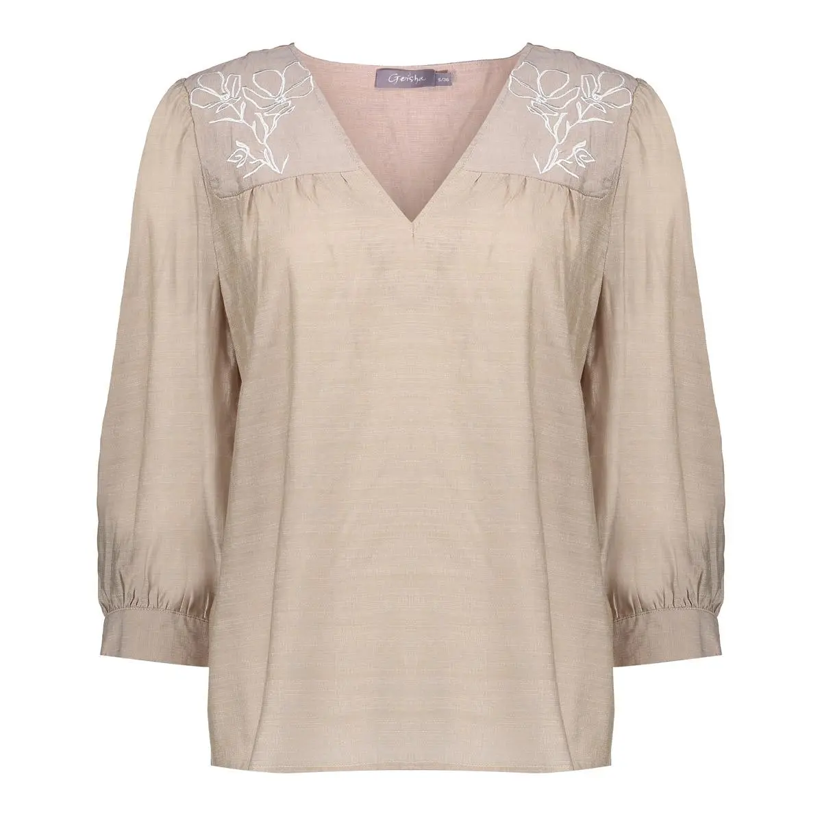 Geisha | Top embroidery 7/8 sleeves