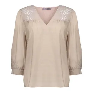 Geisha | Top embroidery 7/8 sleeves