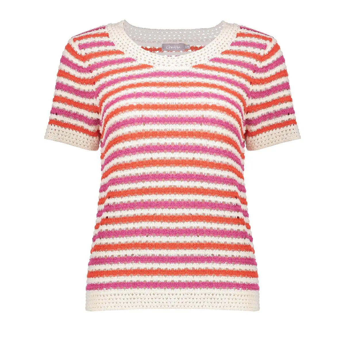 Geisha | Top knitted short sleeves