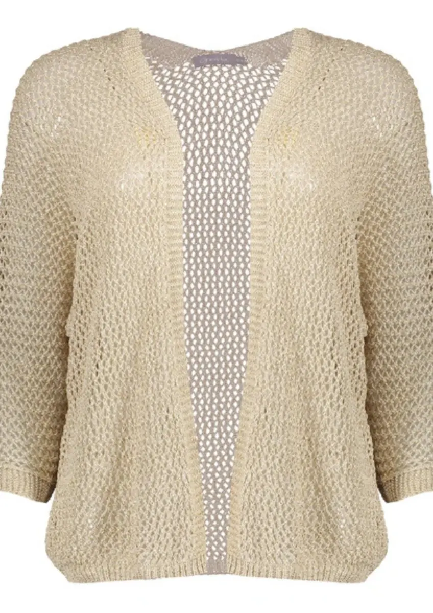 Geisha | Vest lurex batsleeve