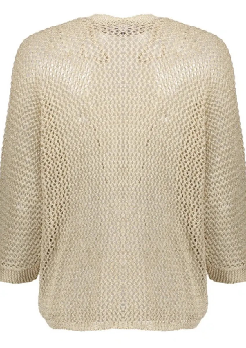 Geisha | Vest lurex batsleeve