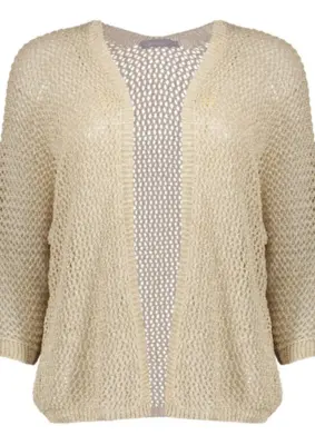 Geisha | Vest lurex batsleeve