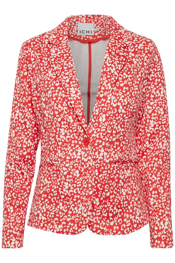 Ichi | IhKate Print BL12 Poppy Red Print