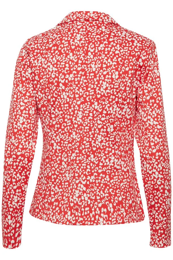Ichi | IhKate Print BL12 Poppy Red Print