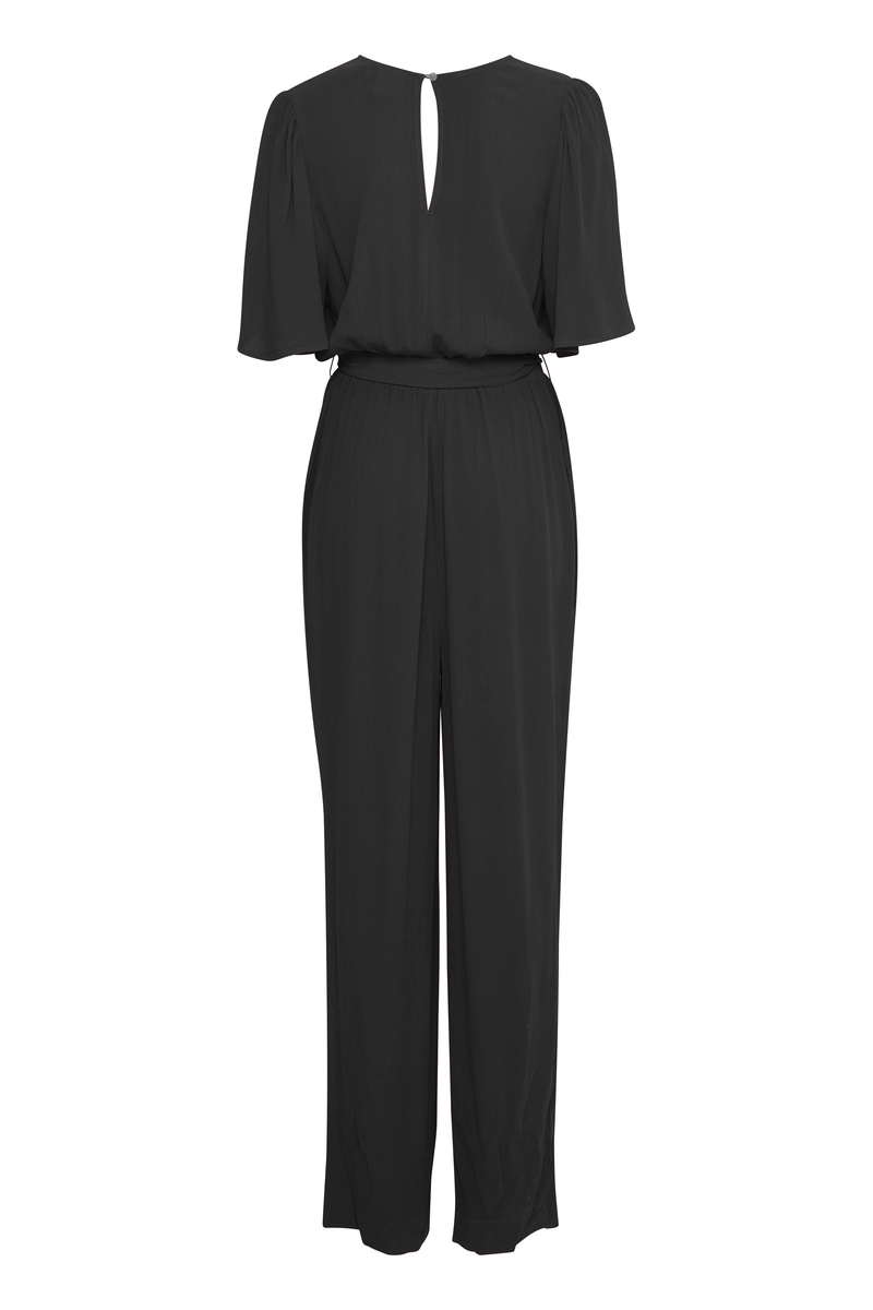 Ichi | Jumpsuit ihmarrakech aop js4 black