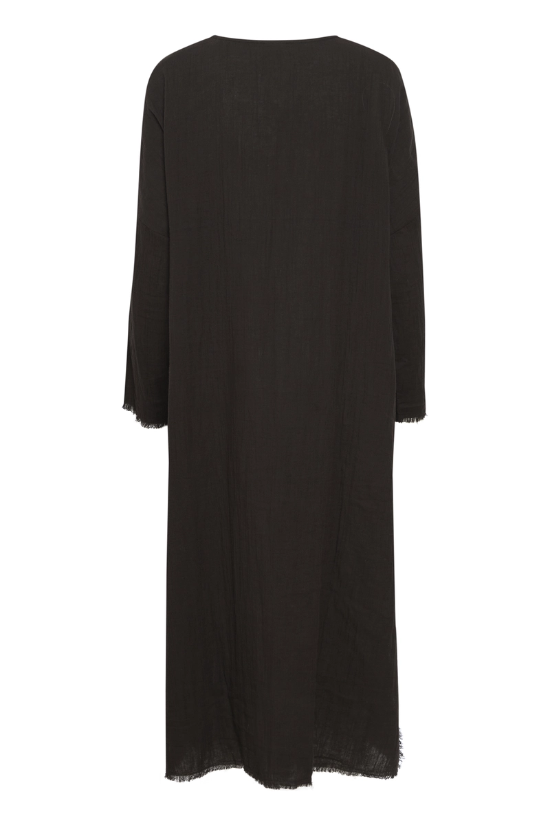 Ichi | Jurk iafoxa beach dress 2 black