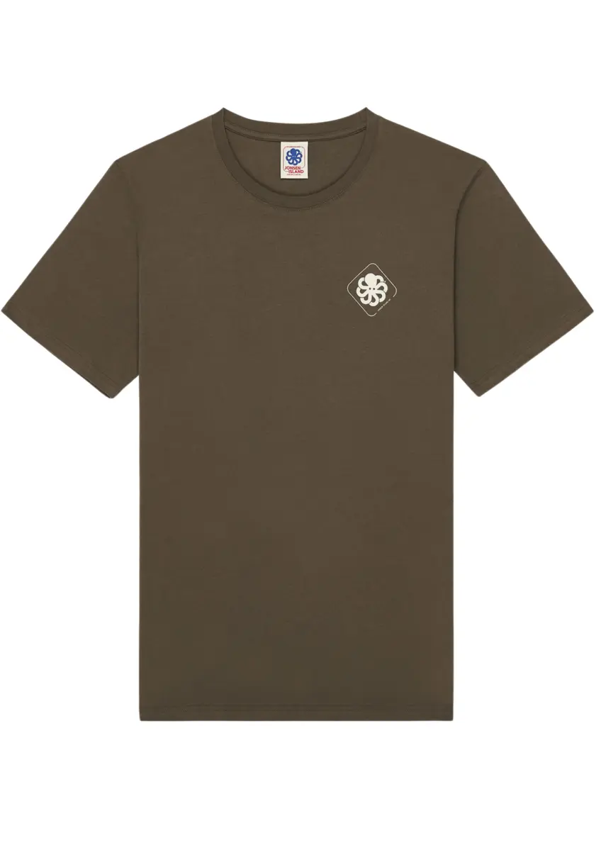 Jonsen Island | T-shirt classic big labelchocolate