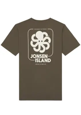 Jonsen Island | T-shirt classic big labelchocolate