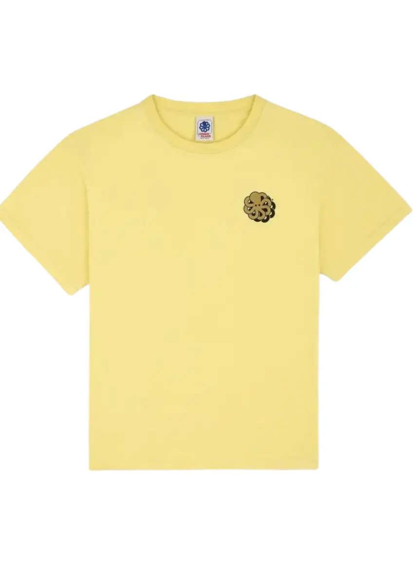 Jonsen Island | T-shirt loose fit bubble skate yellow