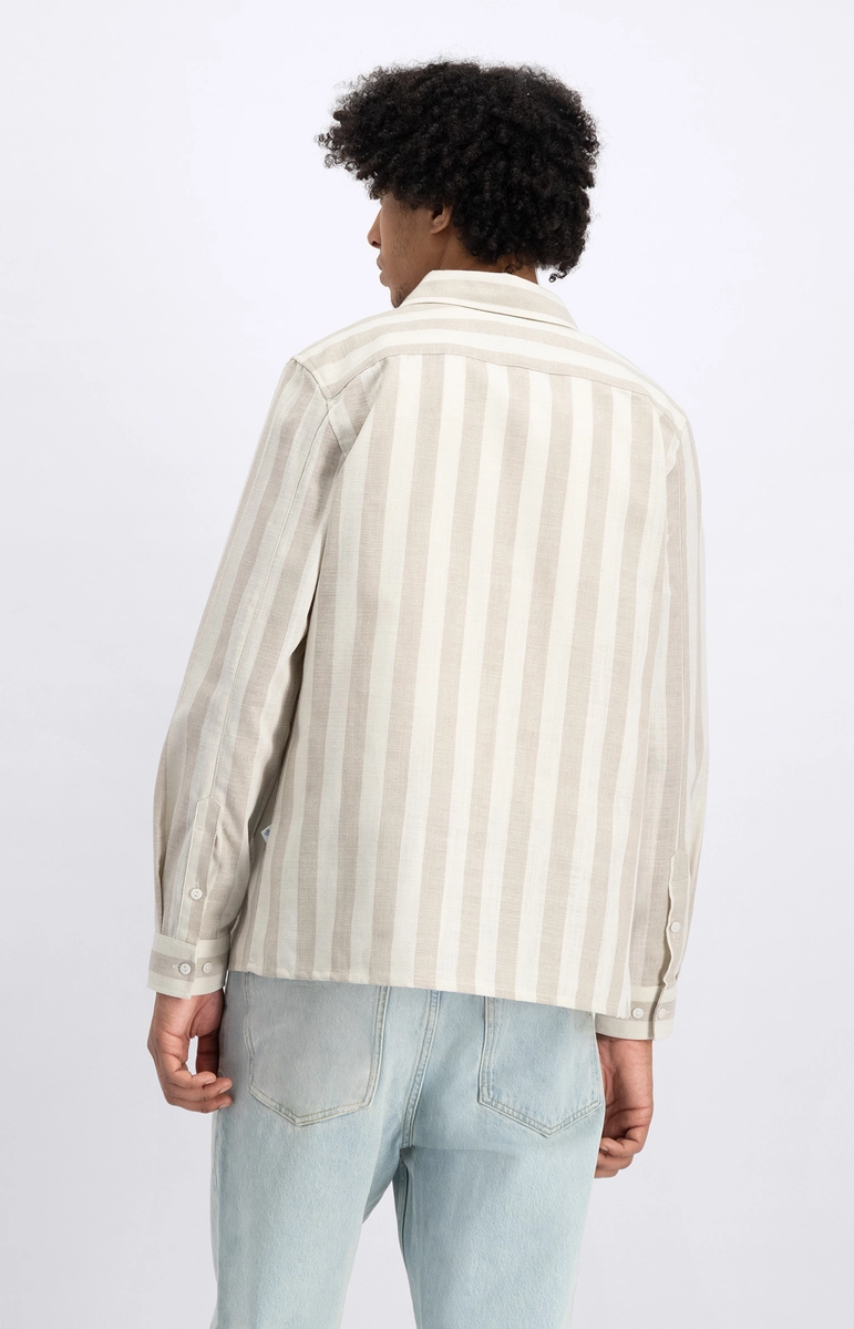 Law of the Sea | Allure slub stripe shirt