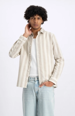 Law of the Sea | Allure slub stripe shirt