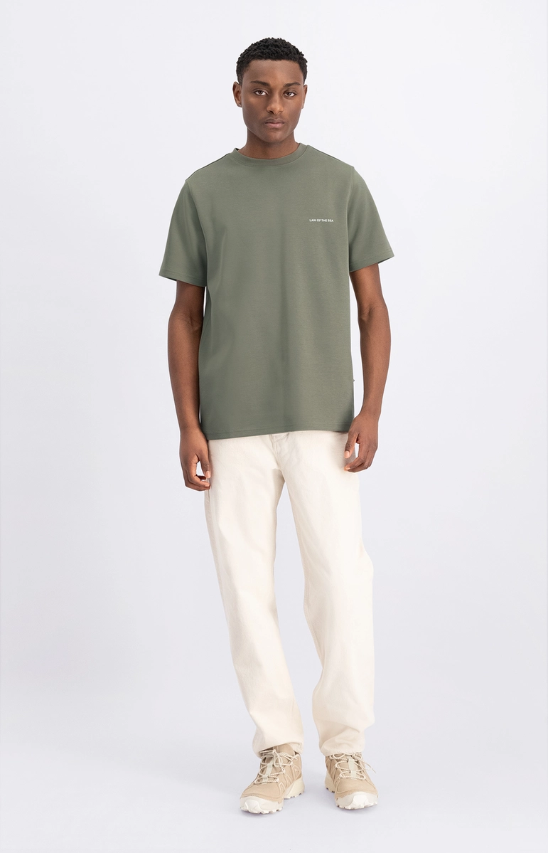 Law of the Sea | Aqua flow artwork tee
