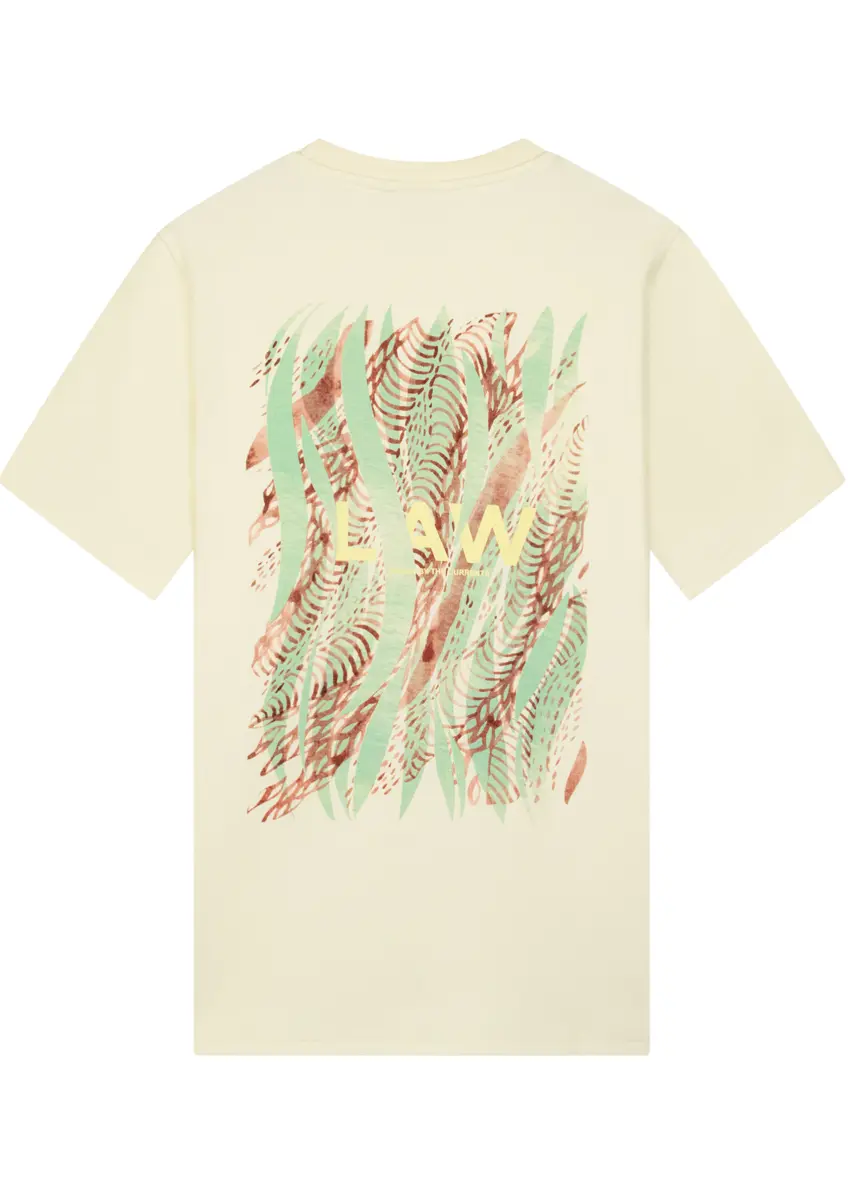 Law of the Sea | Aqua flow artwork tee
