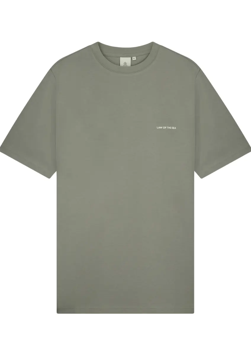 Law of the Sea | Aqua flow artwork tee